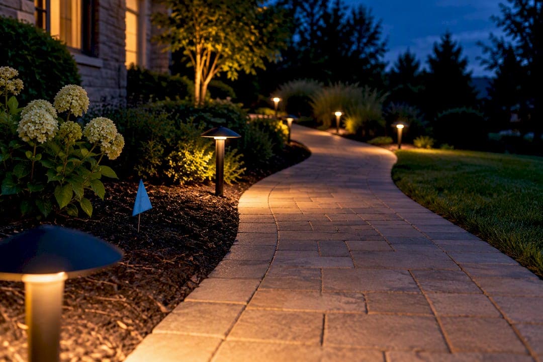 6 to 8 ft Path Light Spacing for Homeowners: Map & Night Test