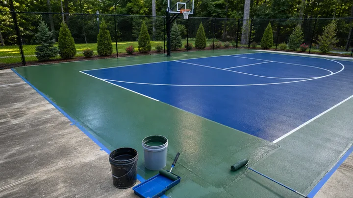 Resurfacing sport court scope example