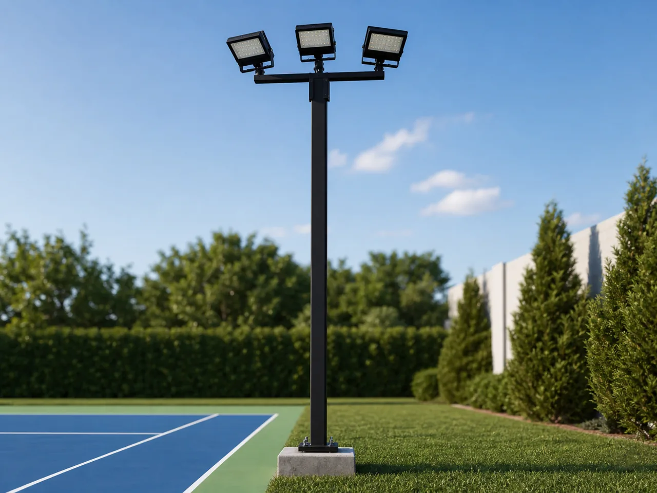 Dominator wired 150W sport court light sport court lighting product example